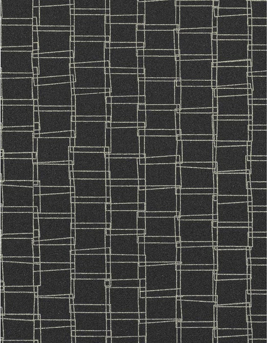 Winfield Thybony Looped Graphitep Wallpaper WTN1089P.WT.0