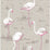 Cole & Son Flamingos Grey Wallpaper Sample 66/6042.CS.0