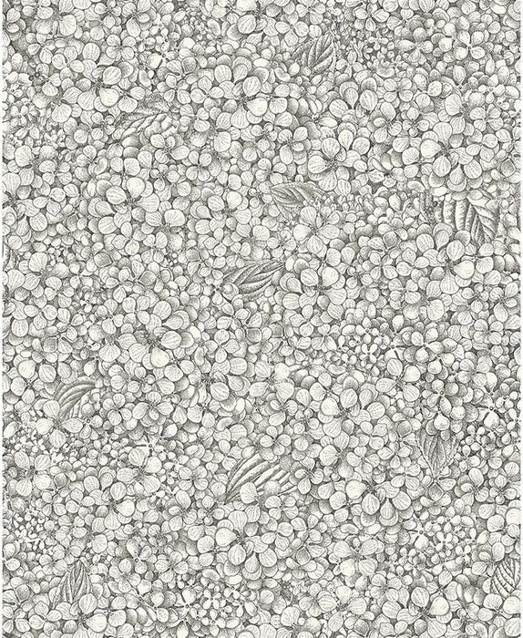 Cole & Son Ortensia Black & White Wallpaper Sample 123/9043.CS.0