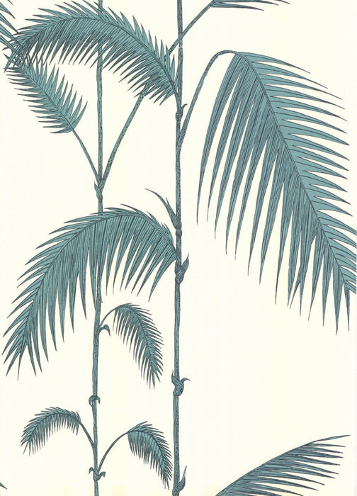 Cole & Son Palm Leaves White/G Wallpaper Sample 66/2012.CS.0