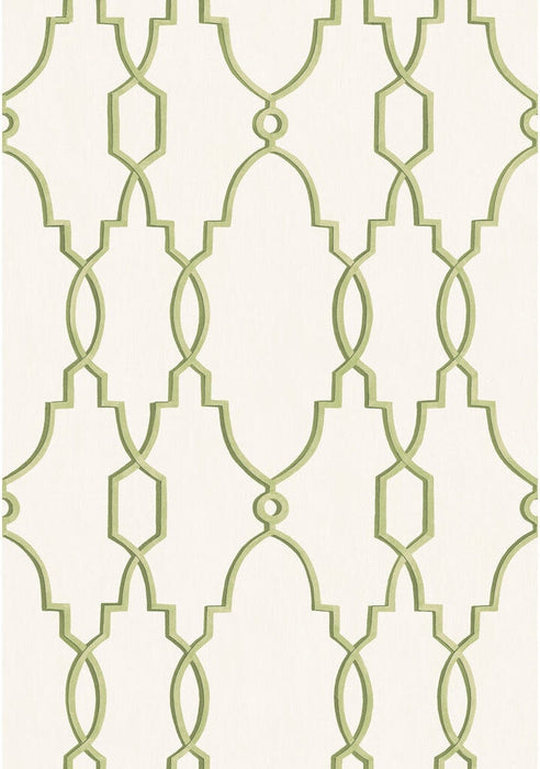 Cole & Son Parterre Leaf Green Wallpaper Sample 99/2005.CS.0