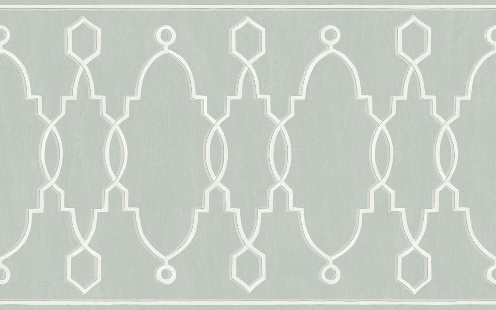 Cole & Son Parterre Border French Grey Wallpaper Sample 99/3013.CS.0