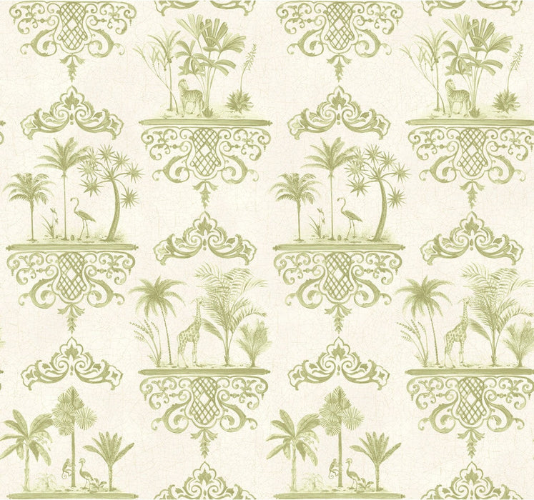 Cole & Son Rousseau Old Olive Wallpaper Sample 99/9040.CS.0