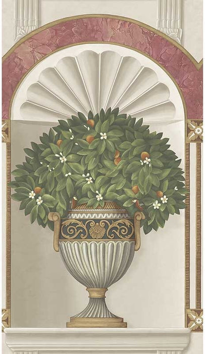 Cole & Son Royal Jardiniere Sg&Rs/St Wallpaper Sample 118/11026.CS.0