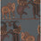 Cole & Son Safari Dance Charcoal & Reds Wallpaper Sample 109/8040.CS.0