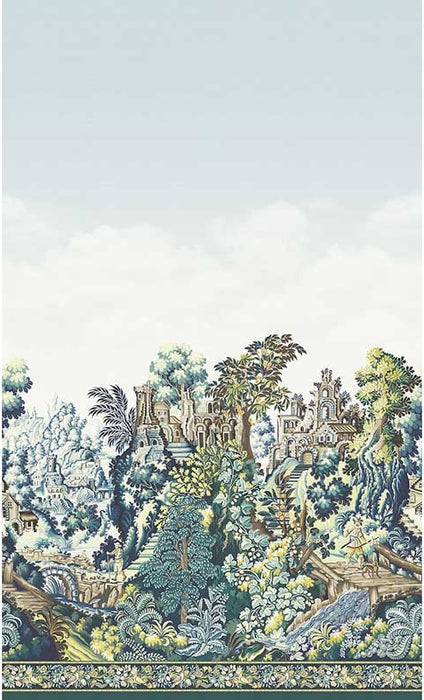 Cole & Son Verdure Tapestry Silk Pts&L Wallpaper Sample 118/17039.CS.0