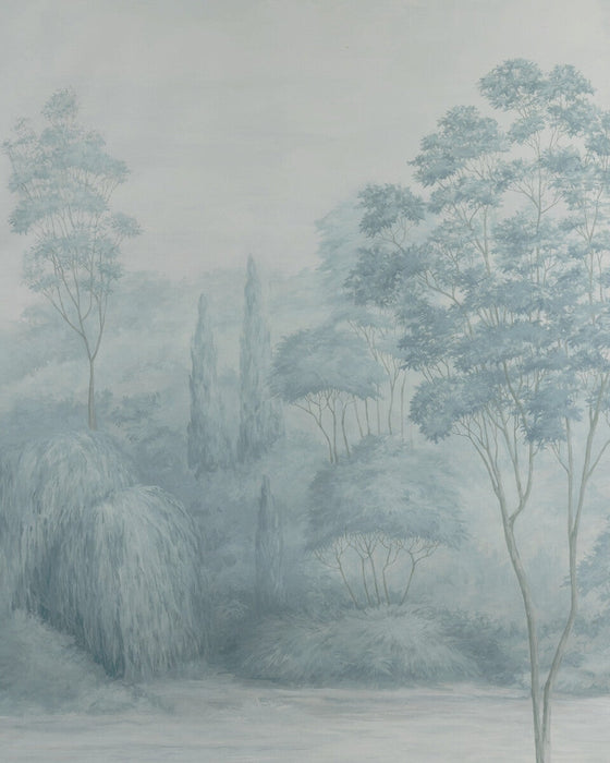 Brunschwig & Fils Arbres Mural Blue Wallpaper LOANER PNL.P8026105-511.0