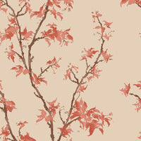 Cole & Son Chinese Branch Ginger Wallpaper 128/3017.CS.0