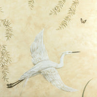 Brunschwig & Fils Egret Marsh Mural Sand Wallpaper LOANER PNL.P80261021116.0