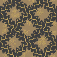 Cole & Son Moss Trellis Black Wallpaper 128/4018.CS.0