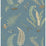 GP & J Baker Ferns Denim Wallpaper BW45122.3.0