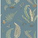 GP & J Baker Ferns Denim Wallpaper BW45122.3.0
