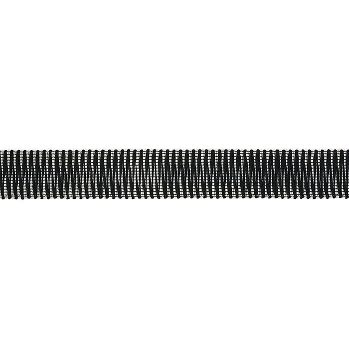Schumacher Pierce Tape Indoor/Outdoor Black Trim Sample 79411