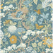 GP & J Baker Little Magnolia Denim/Ochre Wallpaper BW45121.3.0