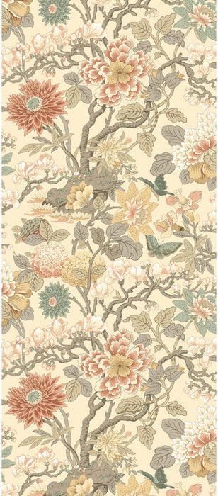GP & J Baker Little Magnolia Powder Wallpaper BW45121.2.0