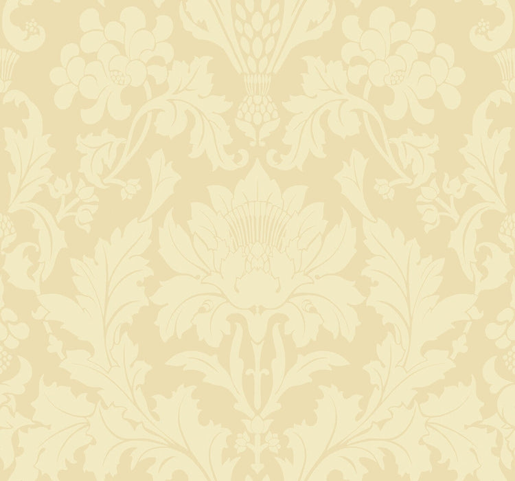 Cole & Son Fonteyn Vintage Yellow Wallpaper Sample 108/7038.CS.0