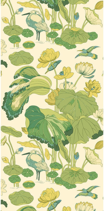 GP & J Baker Nympheus Emerald Wallpaper BW45123.1.0