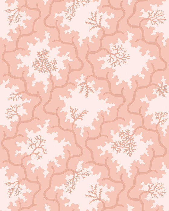 Cole & Son Moss Trellis Soft Coral Wallpaper 128/4020.CS.0