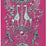 Clarke & Clarke Kruger Magenta Wallpaper Sample W0102/04.CAC.0