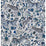 Clarke & Clarke Protea Blue Wallpaper Sample W0119/01.CAC.0