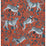 Clarke & Clarke Protea Coral Wallpaper Sample W0119/03.CAC.0