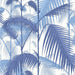 Cole & Son Palm Jungle Hyaci On Wht Fabric Sample F111/2006L.CS.0