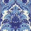 Cole & Son Aldwych Blue & White Wallpaper Sample 94/5025.CS.0