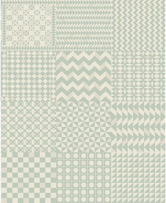 Cole & Son Geometrico Pastel Wallpaper Sample 123/7034.CS.0