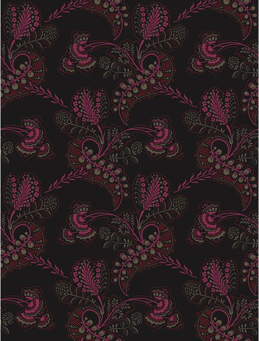 Cole & Son Hartford Noir Wallpaper Sample 88/4016.CS.0