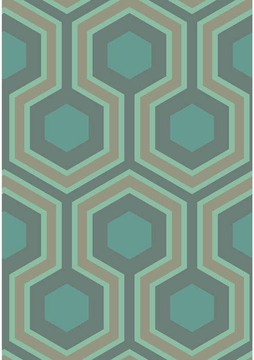 Cole & Son Hicks Grand Green Wallpaper Sample 95/6034.CS.0