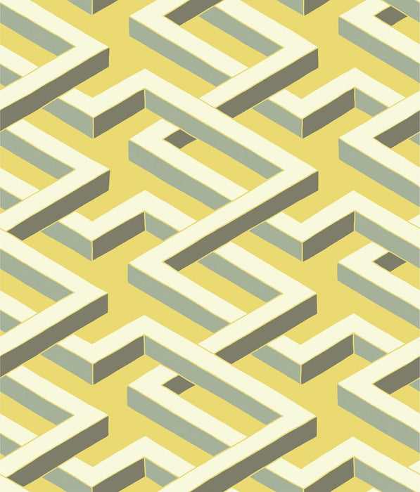 Cole & Son Luxor Green Wallpaper Sample 105/1005.CS.0