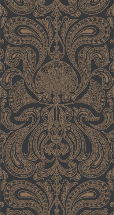Cole & Son Malabar Bronze/Black Wallpaper Sample 95/7044.CS.0