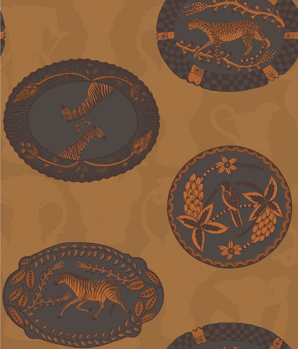 Cole & Son Matrinah Ochre Wallpaper Sample 109/4022.CS.0