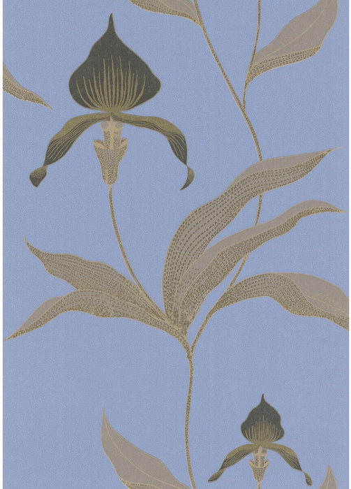 Cole & Son Orchid Blue/Bl Wallpaper Sample 66/4030.CS.0