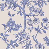 Cole & Son Paradise Tree Blue Wallpaper 128/2010.CS.0
