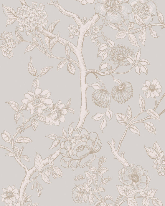 Cole & Son Paradise Tree Dove Grey Wallpaper 128/2007.CS.0