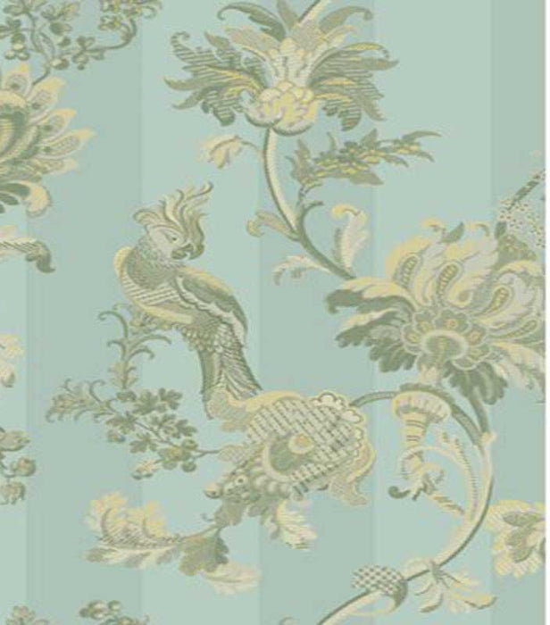 Cole & Son Zerzura Duck Egg & Olive Wallpaper Sample 113/8020.CS.0