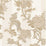 Cole & Son Zerzura Gold & Parchment Wallpaper Sample 113/8021.CS.0