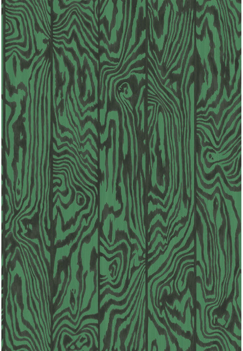 Cole & Son Zebrawood Emerald Wallpaper Sample 107/1001.CS.0
