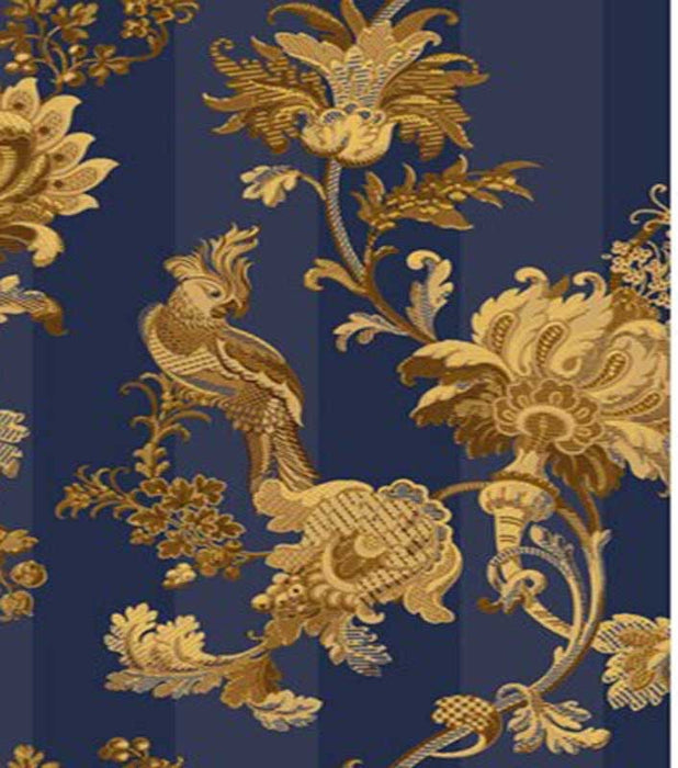 Cole & Son Zerzura Royal Blue & Gold Wallpaper Sample 113/8024.CS.0