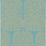 Cole & Son Alpana Gold/Aqua Wallpaper Sample 69/2107.CS.0