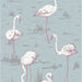 Cole & Son Flamingos Wht/Fuch On Sfoam Fabric Sample F111/3010L.CS.0