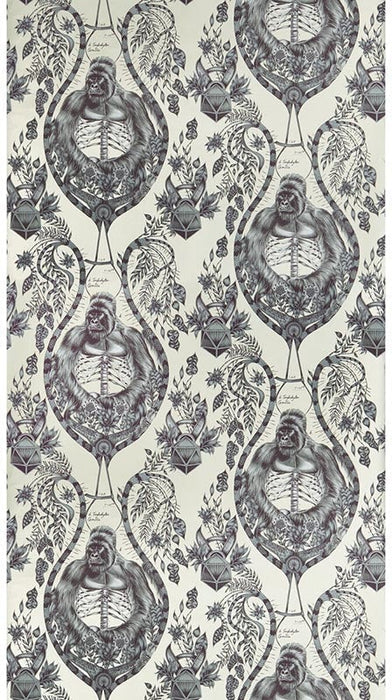 Clarke & Clarke Silverback Gold Wallpaper Sample W0120/02.CAC.0