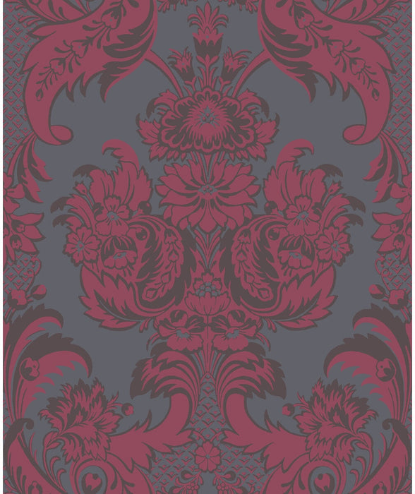 Cole & Son Wyndham Red And Slate Wallpaper Sample 94/3018.CS.0