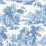 Cole & Son Villandry Cobalt Blue Wallpaper Sample 99/1001.CS.0