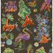 GP & J Baker Gertrude Charcoal/Jewel Wallpaper Sample BW45127.3.0