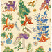 GP & J Baker Gertrude Jewel Wallpaper Sample BW45127.4.0
