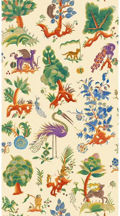 GP & J Baker Gertrude Jewel Wallpaper Sample BW45127.4.0