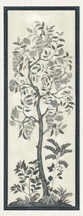Cole & Son Trees Of Eden Eternity - Charcoal & Parchment Wallpaper Sample 113/14041.CS.0