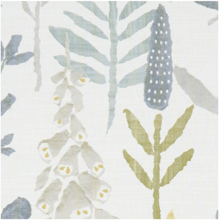 Clarke & Clarke Bellflower Chambray/Honey Fabric Sample F1232/01.CAC.0